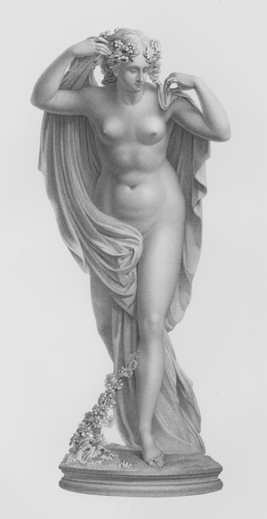 Euphrosyne, engraved by W Roffe from the statue by Sir R Westmacott, RA (engraving)