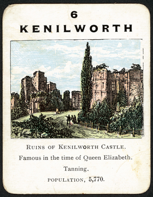 Kenilworth (colour litho)