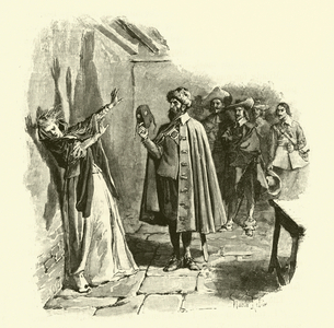Illustration for The Three Musketeers (engraving)