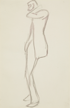 Standing man, 1912-13 (circa) (drawing)