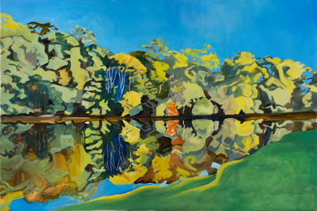 River Beauly, Scotland, 2020 (oil on linen)