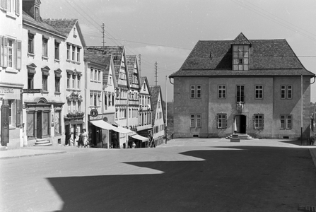 A trip to Hohenzollern-Hechingen, Germany 1930s (b/w photo)