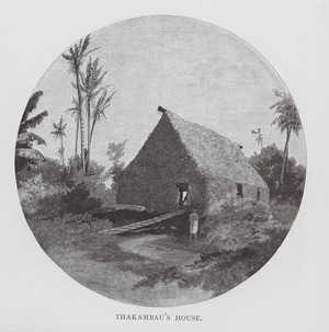 Thakambau's House (engraving)