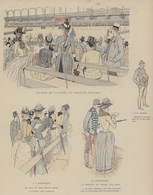 Illustration for Paris Brillant (colour litho)