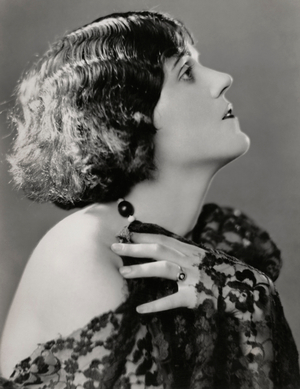 Silent Film Actress Zalla Zarana, born Rozalija Srsen in Zuzemberk, Slovenia, Publicity Portrait, 1920's (b/w photo)