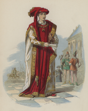 Philip the Good, Duke of Burgundy (coloured engraving)