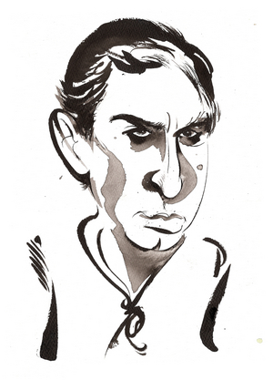 Busby Berkeley, 2025 (ink)