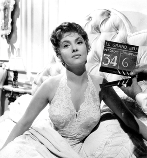 Gina Lollobrigida on Set of Film Flesh and the Woman October 16, 1953 (photo)