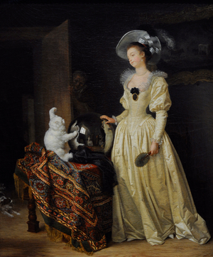 The Angora Cat, ca.1783-1785, by Jean Honore Fragonard (1732-1806) and Marguerite Gerard (1761-1837).