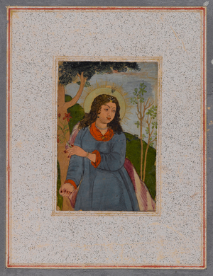 Angel, after 1675 (w/c on paper)