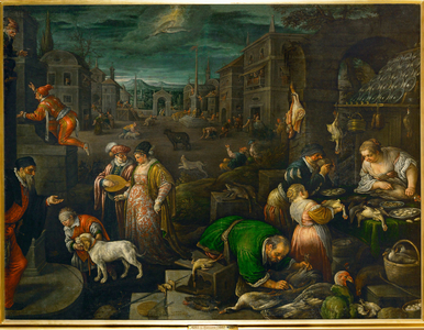 The month of February (painting on canvas)