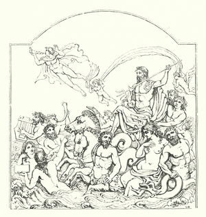 John Keats: Illustration for Hyperion (engraving)
