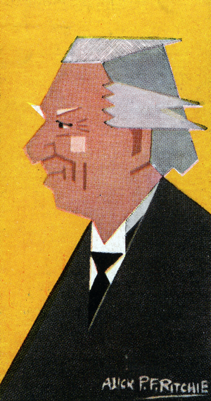 Herbert Asquith, 1926 (colour litho)
