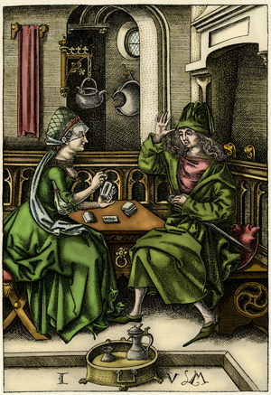 Card game, 15th century