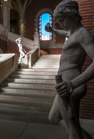 David defeating Goliath, 1870 (plaster)