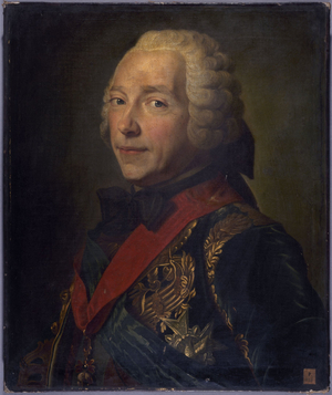 Portrait of Charles-Louis-Auguste Fouquet, Duc de Belle-Isle (1684-1761), Marshal of France, after 1748 (oil on canvas)