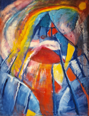 Landscape in carrusel, 1989 (oil on canvas)