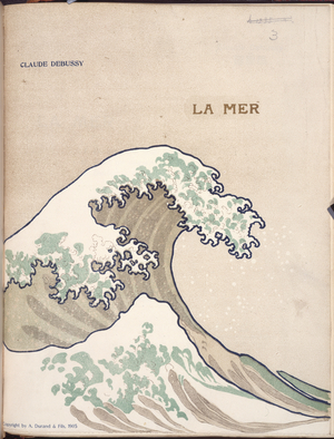 Music cover. A reproduction of the ' The Great Wave off Kanagawa' by Hokusai.