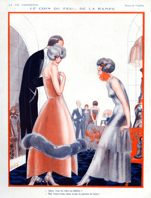 La Vie Parisienne Magazine Plate, France, 1920s (print)