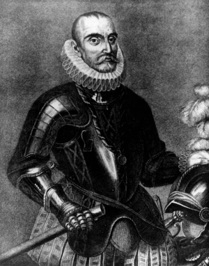 Gonzalo Fernandez de Cordoba y Aguilar (1453-1515) spanish military, called El Gran Capitan, engraving