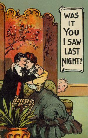 Was it you I saw last night (colour litho)