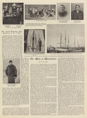 The Second Norwegian Polar Expedition in the Fram (b/w photo)