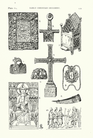 Early Christian ornament (litho)