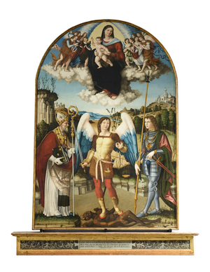 Madonna with Child in Glory, 1529 (oil on panel)