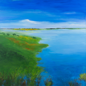 Rising Water, 2022 (acrylic on canvas)