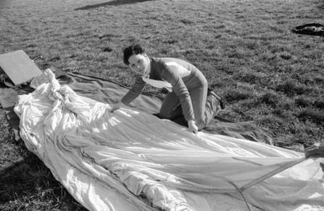 Catharina Conti, 1974 (b/w photo)