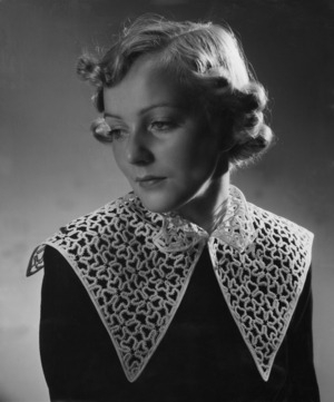 Portrait of a woman, 1937 (b/w photo)
