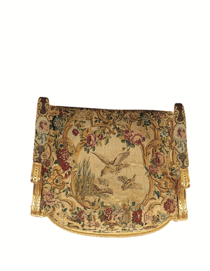 Armchair (gilded wood with tapestry)