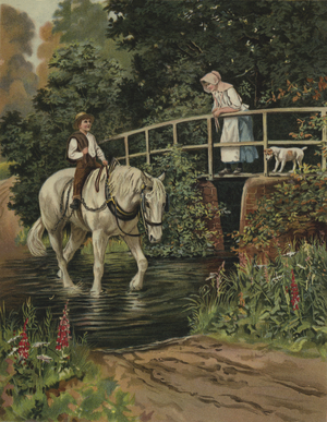 Returning Home (chromolitho)