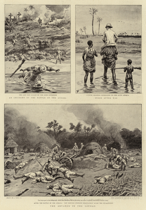 The advance in the Soudan (litho)