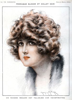 La Vie Parisienne Magazine Plate, France, 1920s (print)