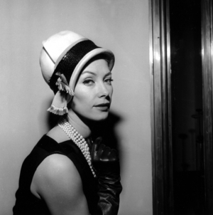 Jean Patou Modeles Hats On January 18, 1961 (b/w photo)