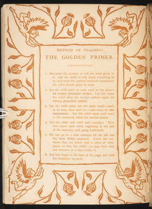 Method of teaching. The Golden primer.