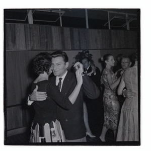 Publicity Club Christmas Party at Donovan Maule Theatre, 22nd December 1958 (b/w photo)