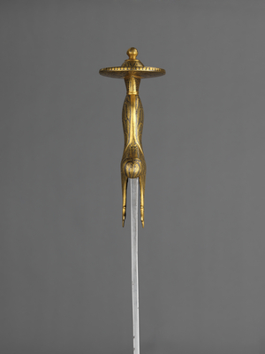 Sword of Guru Sadhu Singh Sodhi, Pubjab, 19th century (steel & gold)