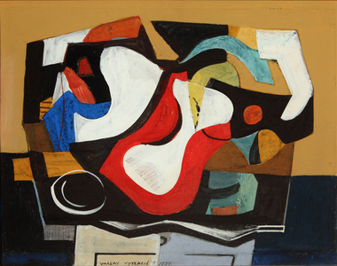Untitled 1939 (Casein on paper on board)