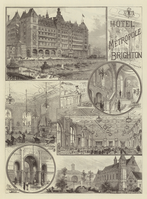 Hotel Metropole, Brighton (engraving)