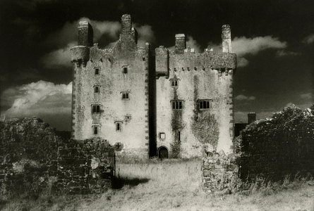 Sopwell Castle, County Tipperary, Ireland (b/w photo)