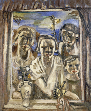 The Family, c.1926-1930 (oil on canvas)