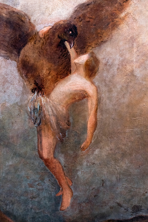 The Abduction of Ganymede, detail, ca. 1910 (oil on canvas)