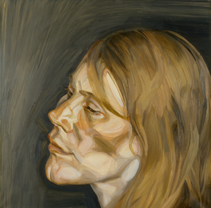 Head of a Woman, 1962-63 (oil on canvas)