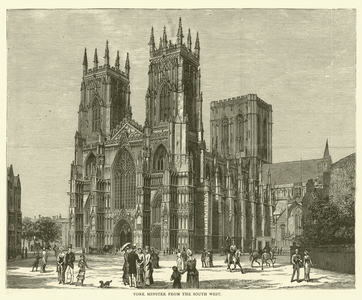 York Minster from the South West (engraving)