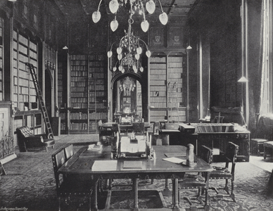 The Library of the House of Lords (b/w photo)