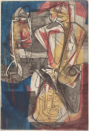 Untitled, 1946 (color engraving)