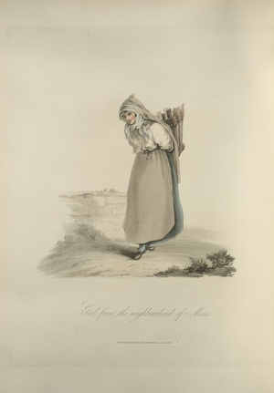 Girl from the neighbourhood of Mons. A Dutch girl