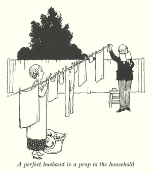 A perfect husband is a prop to the household (litho)